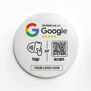 Custom Google Review NFC & QR Table Tag
