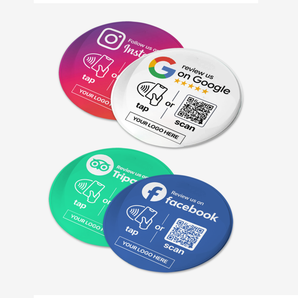 Custom Review NFC & QR Table Tag