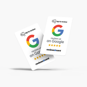 1 x Google Tap To Review Card