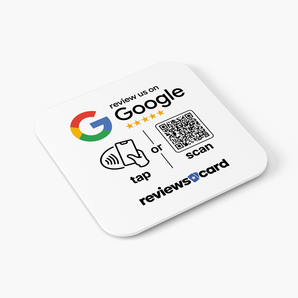 Google Review NFC & QR Code Plate