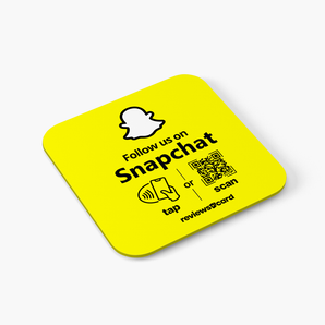 Snapchat NFC & QR Plate