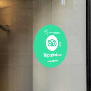 TripAdvisor NFC Window Sticker